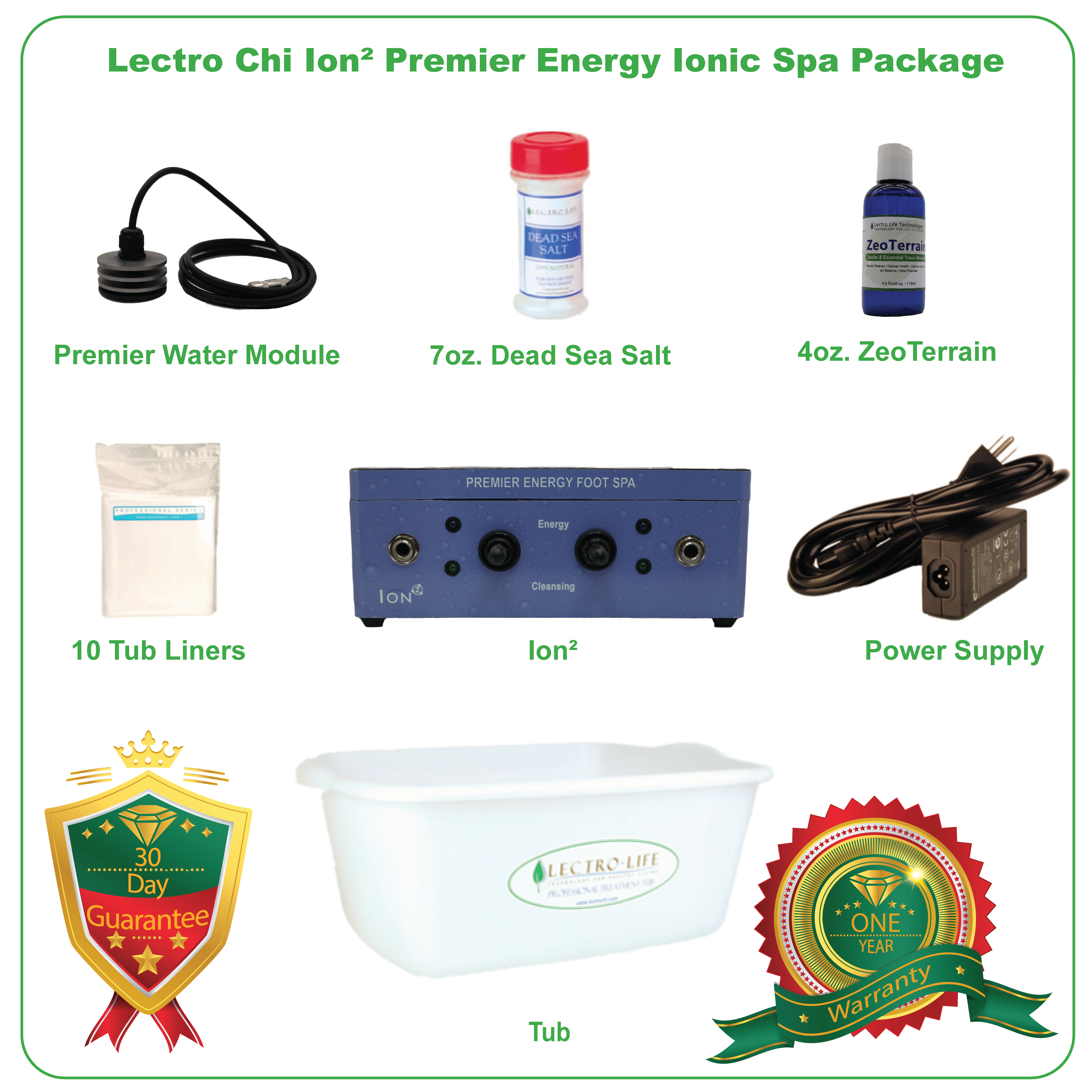 Lectro Chi Ion 2 Premier Energy Ionic Spa Package