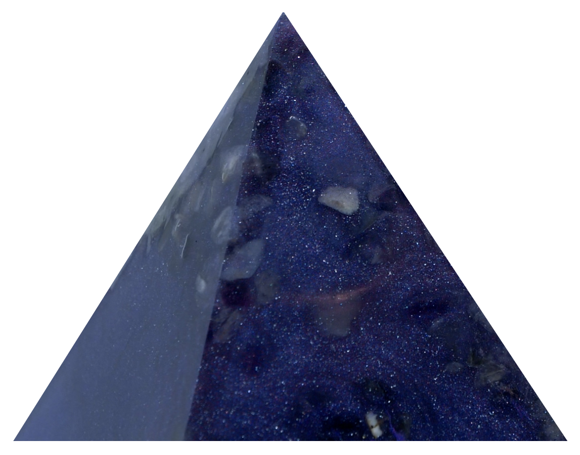 Violet Pyramid Orgone Generator - Front View
