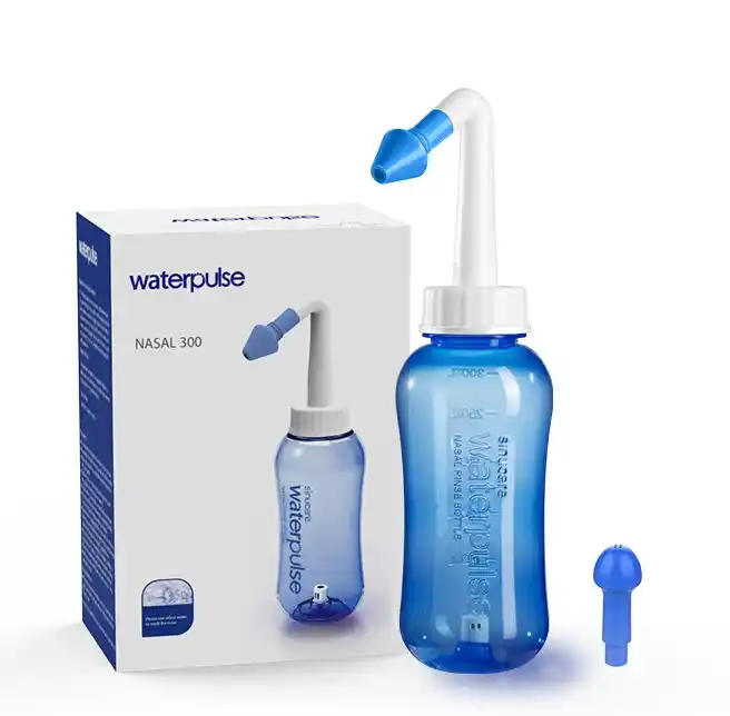 Waterpulse Nasal Wash System with Packaging